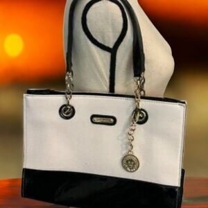 Anne Klein Elegant Two-Tone Tote Bag Never Used